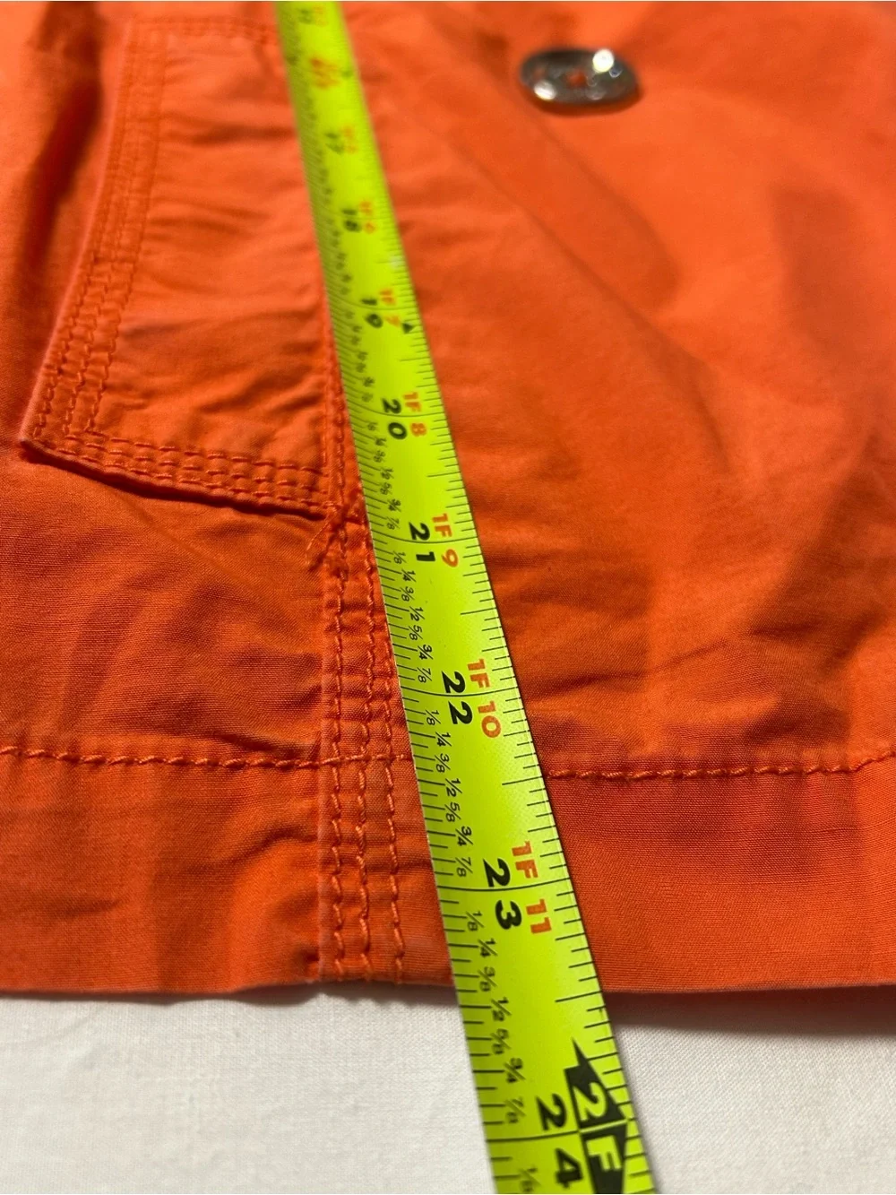 Michael Kors Women’s Orange Double Breasted Trench Jacket Coat XS